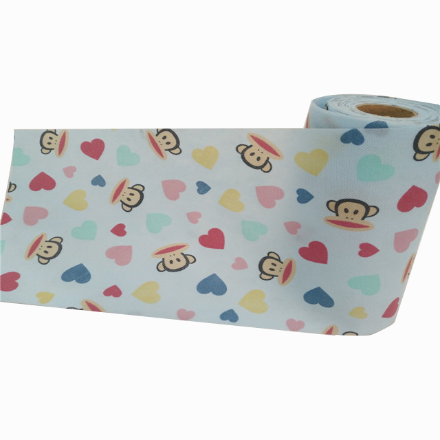 Printed nonwoven fabric Printed nonwoven fabric